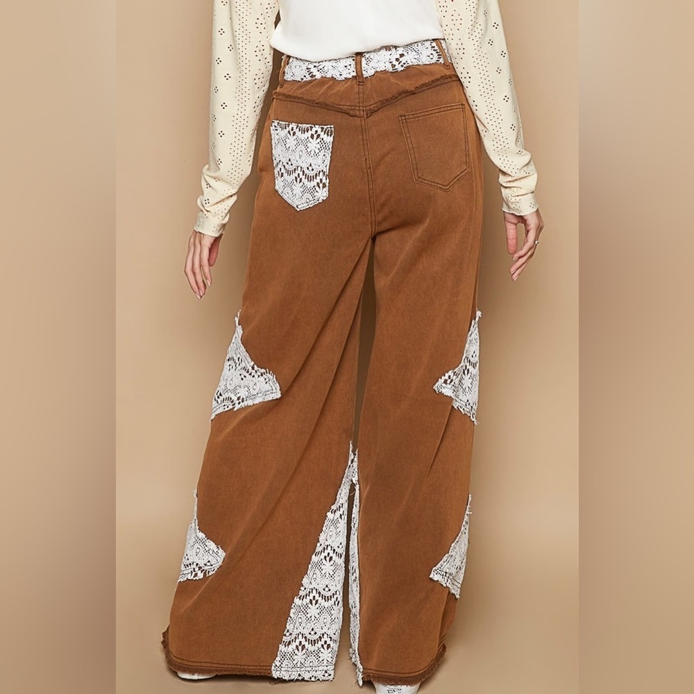 POL Boho Lace Patchwork Wide Leg Pants
Size M - Picture 2 of 15